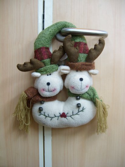 X'mas door knob hanger