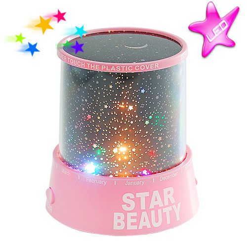 Starry Night Sky Projector with RGB Color Changing LED's - Bedroom Light