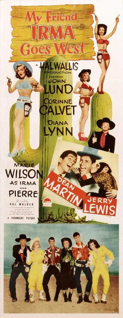 My Friend Irma Goes West (1950) - Jerry Lewis DVD