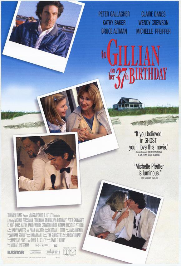 To Gillian On Her 37th Birthday (1996) - Michelle Pfeiffer DVD