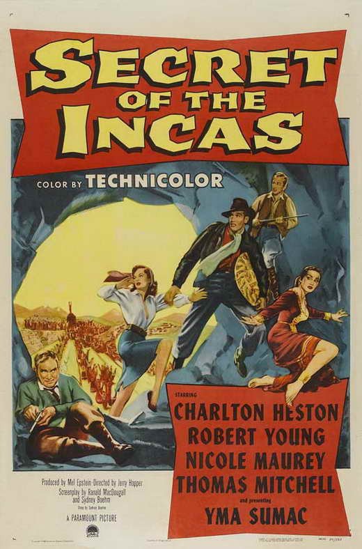 Secret Of The Incas (1954) - Charlton Heston DVD
