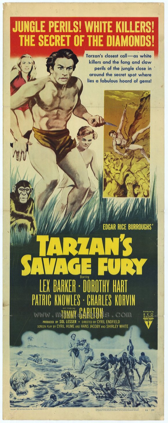 Tarzan´s Savage Fury (1952) - Lex Barker DVD