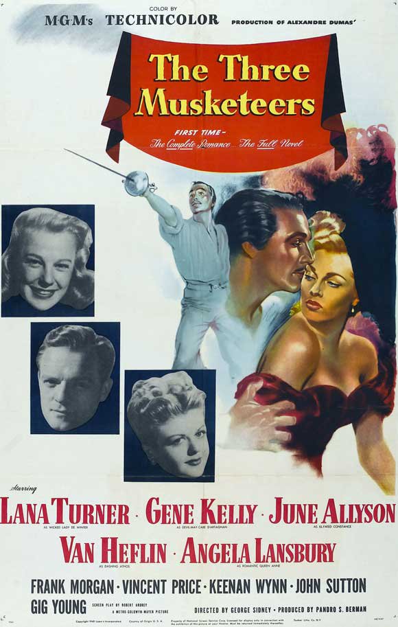 The Three Musketeers (1948) - Gene Kelly DVD
