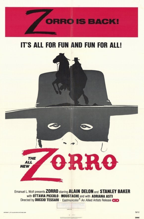 Zorro (1975) - Alain Delon DVD