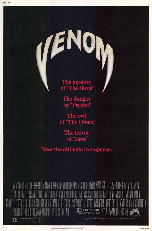 Venom (1981) - Oliver Reed DVD