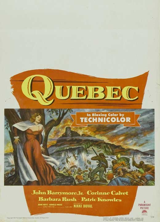 Quebec (1951) - John Drew Barrymore DVD
