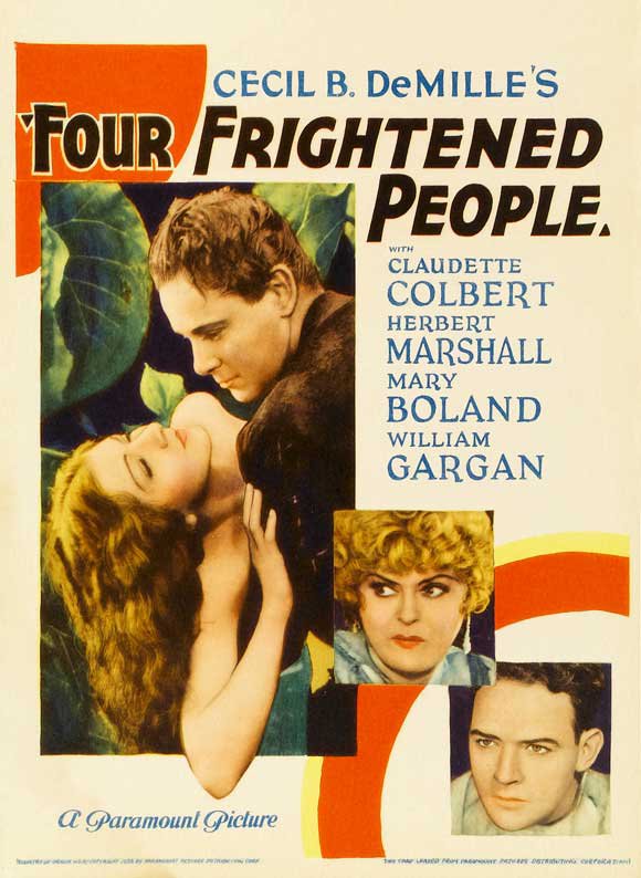 Four Frightened People (1934) - Claudette Colbert DVD