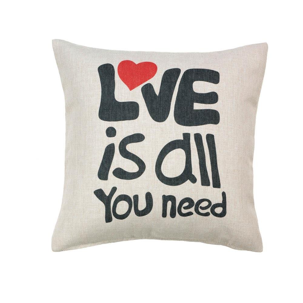 LOVE IS ALL YOU NEED PILLOW