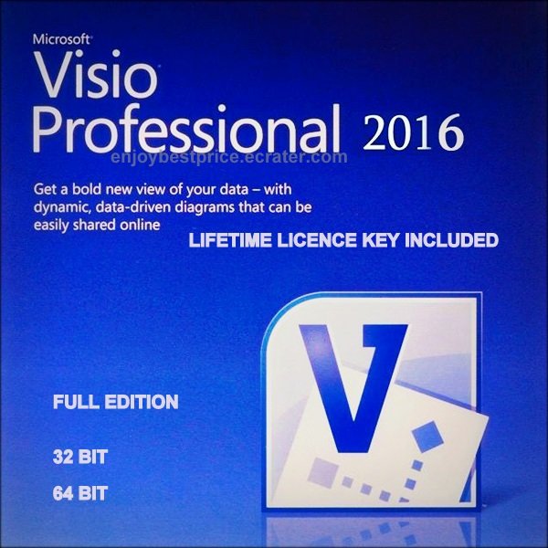 Microsoft Visio Professional 16 32 64 Bit Lifetime Key Download