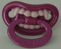 Billy Bob Lil' Vampire Paci / Binky Baby Shower gift or Halloween Accessory