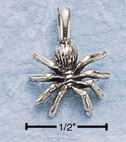 STERLING SILVER SMALL SPIDER CHARM