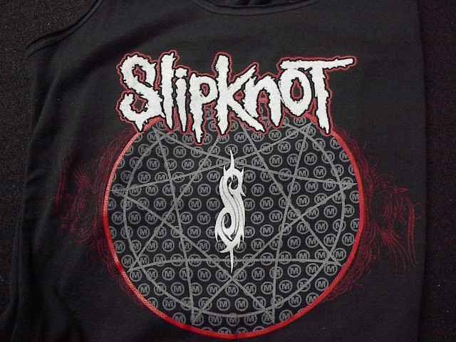 SliPkNoT Ladies Tank Top size Large Black Logo