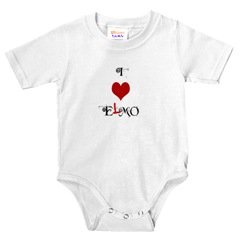 I *heart* Emo (or is it Elmo?) custom infant onesie