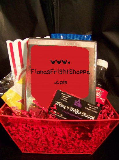 Turn your DVD into a Horror Hound's GIFT BASKET! - BLOOD RED!