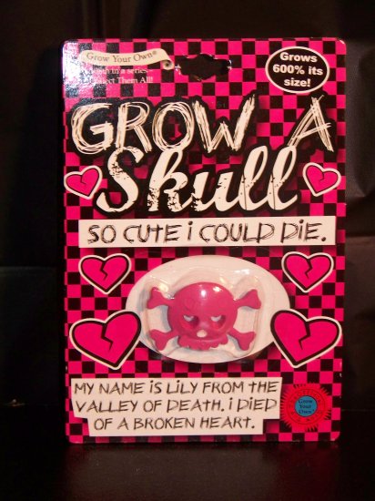 Grow A Skull PINK - so cute I could die! by Grow your Own
