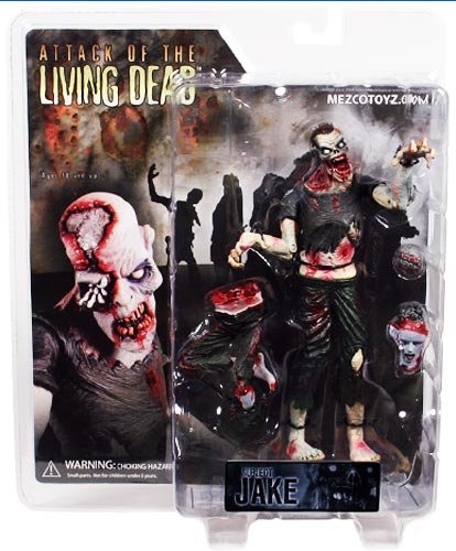 Attack of the Living Dead Series 1 Subject Jake Pale Strain Phase II Mezco Zombie figure SLASHED 40%