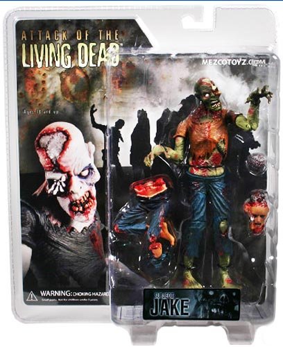 SLASHED 40% Attack of the Living Dead Series 1 Subject Jake Color Strain Phase I Mez Zombie figure