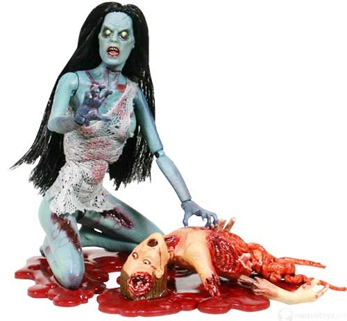 Attack of the Living Dead Series1 Hellen Color Strain Phase II Mezco Zombie figure SLASHED 40%