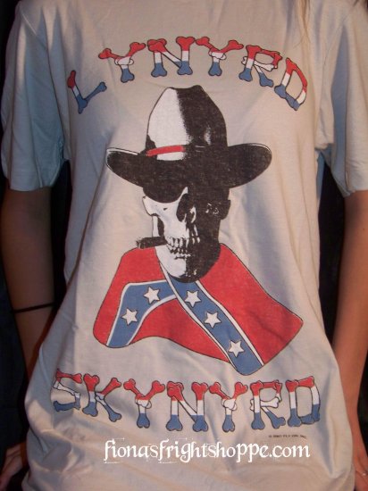 Lynyrd Skynyrd Cowboy Skull Tee Shirt New Size Small