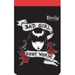 4 Different Emily the Strange Note Books New