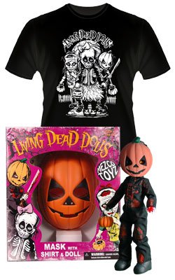 LIVING DEAD DOLLS RETRO HallOWeeN Set - PUMPKIN