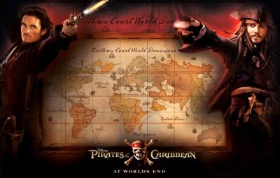 Pirates Of The Caribbean 3 At World's End Movie Poster
