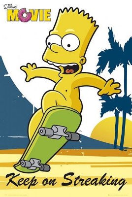 The Simpsons Movie - Bart Simpson Movie Poster