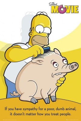 The Simpsons Movie - Spider Pig Movie Poster