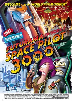 Futurama - Space Pilot 3000 Poster