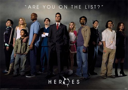 Heroes Season 1 All Cast TV Show Poster