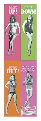 James Bond - Thunderball Mini Door Movie Poster