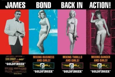 James Bond - Goldfinger Movie Poster