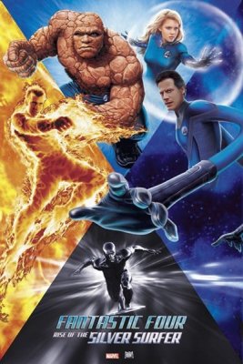 Fantastic Four - Rise Of The Silver Surfer Movie Poster