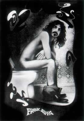 Frank Zappa Toliet Poster