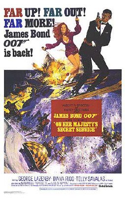 James Bond - On Her Majesty's Secret Service Movie Poster