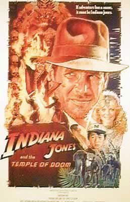 Indiana Jones And The Temple Of Doom Movie Poster