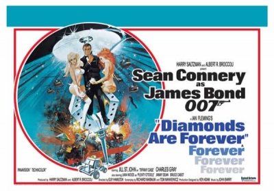 James Bond - Diamonds Are Forever Movie Poster