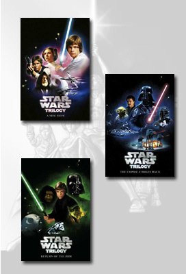 STAR WARS: EPISODE IV, V, VI Movie Poster Set