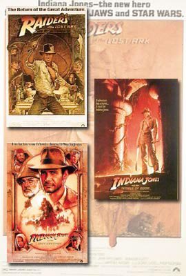 Indiana Jones Movie Poster Set