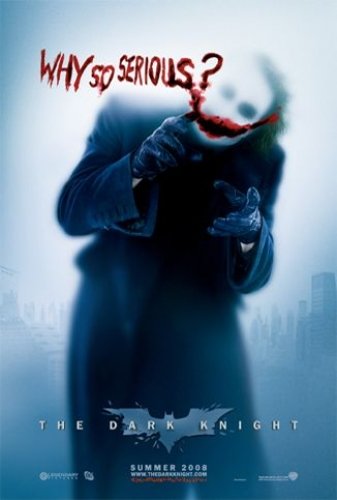 Batman - The Dark Night Movie Poster (Why So Serious?) Style 2