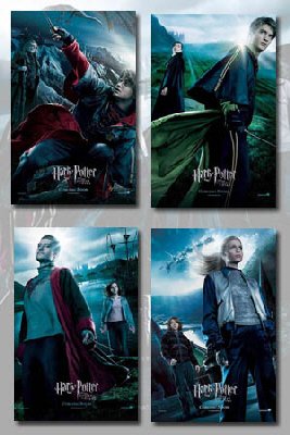 Harry Potter and The Goblet of Fire Movie Poster Set (4)