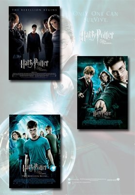 Harry Potter And The Order Of The Phoenix Movie Poster Set