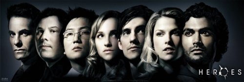 Heroes TV Show Mini Door Poster