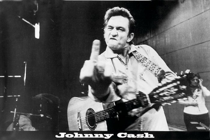 Johnny Cash Giant Music Poster
