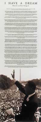 Martin Luther King Jr. Door Poster