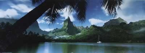Tahiti: Phunohu Bay Door Poster
