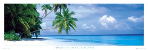 Fihalhohi Island - The Maldives Door Poster
