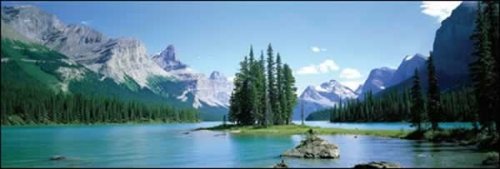 Maligne Lake Mini Door Poster