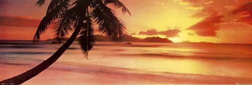 Pacific Sunset Mini Door Poster