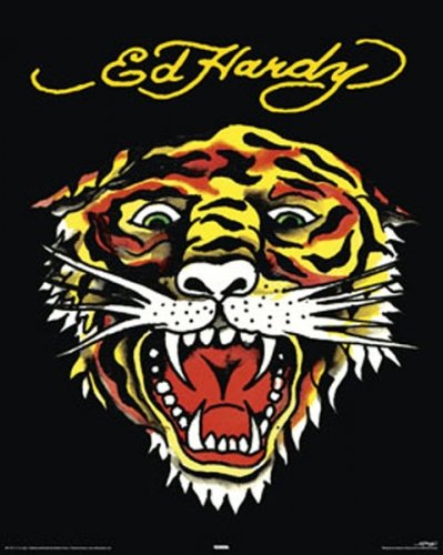 Tiger - Ed Hardy Mini Poster